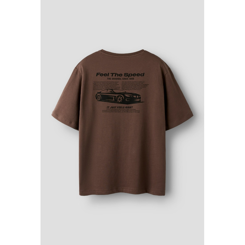 Name It Jongens t-shirt bruin 2