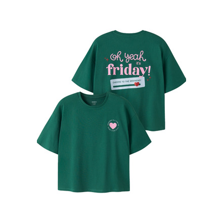 Name It Meisjes t-shirt groen