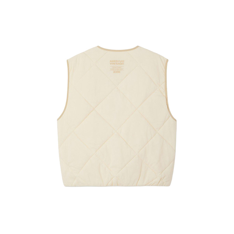 American Vintage vest ecru 2