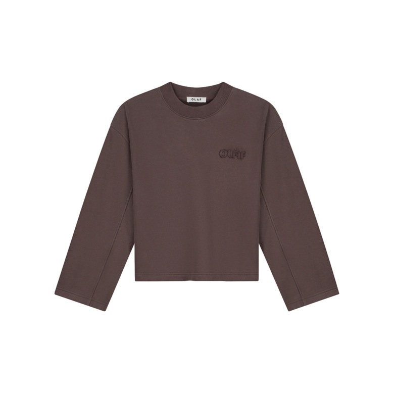 Olaf Hussein sweater brun 1