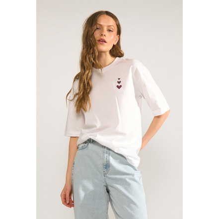 Numph t-shirt blanc