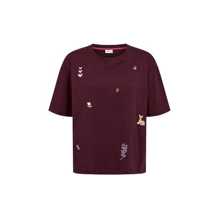 Numph t-shirt bordeaux