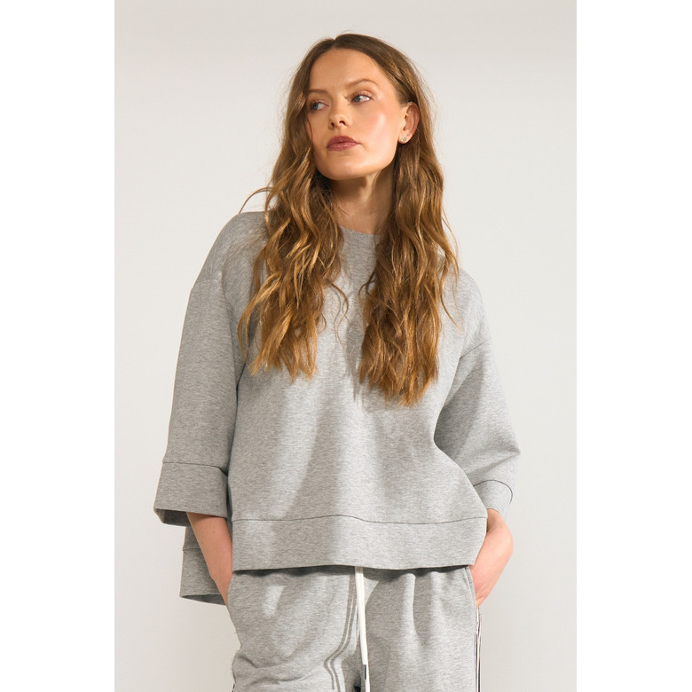 Numph sweater grijs 2