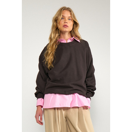 Numph sweater bruin