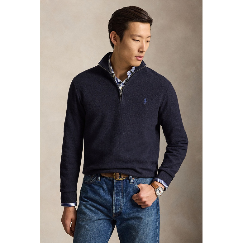 Ralph Lauren pull bleu 2