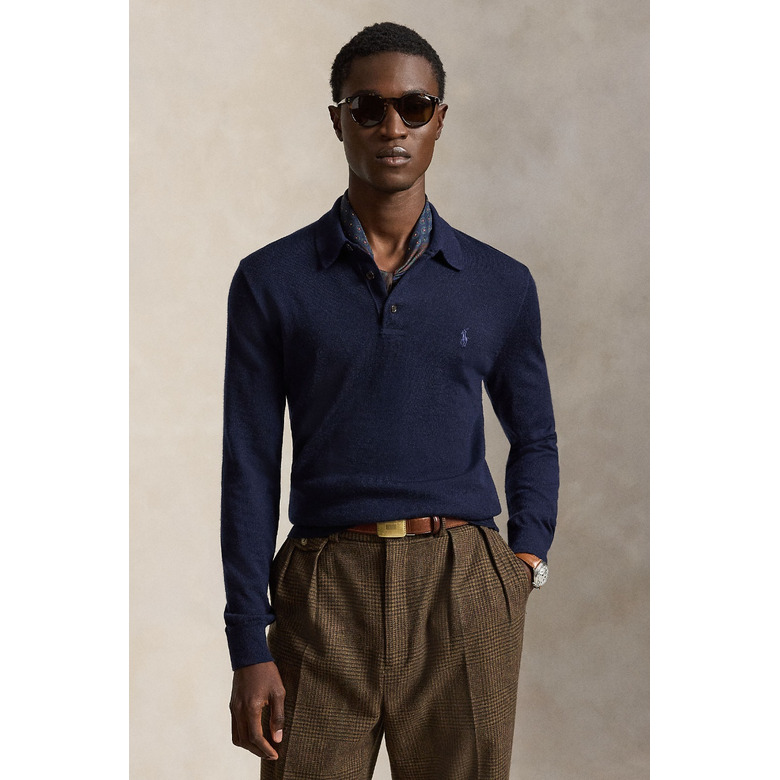 Ralph Lauren pull bleu 2