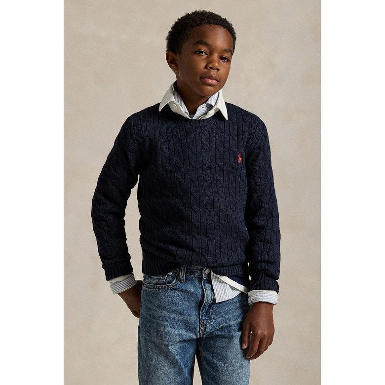 Ralph Lauren pull bleu 2