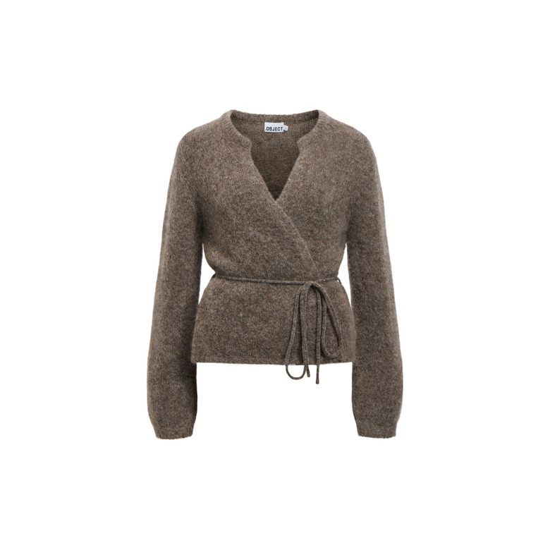 Object strickjacke braun 1