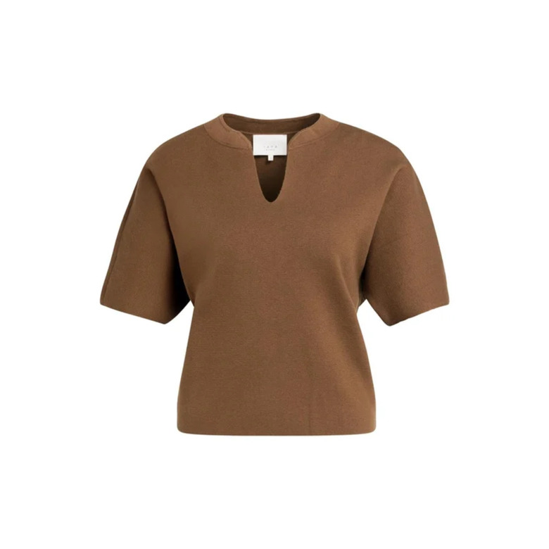 Yaya bluse cognac 1