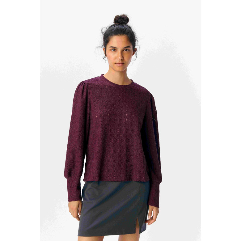Object blouse bordeaux 2