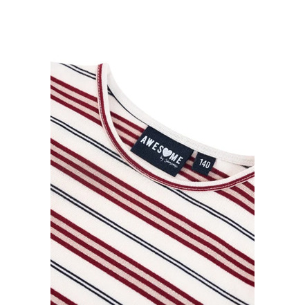 Someone Junior Meisjes t-shirt bordeaux