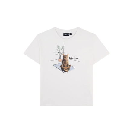Someone Junior Meisjes t-shirt ecru