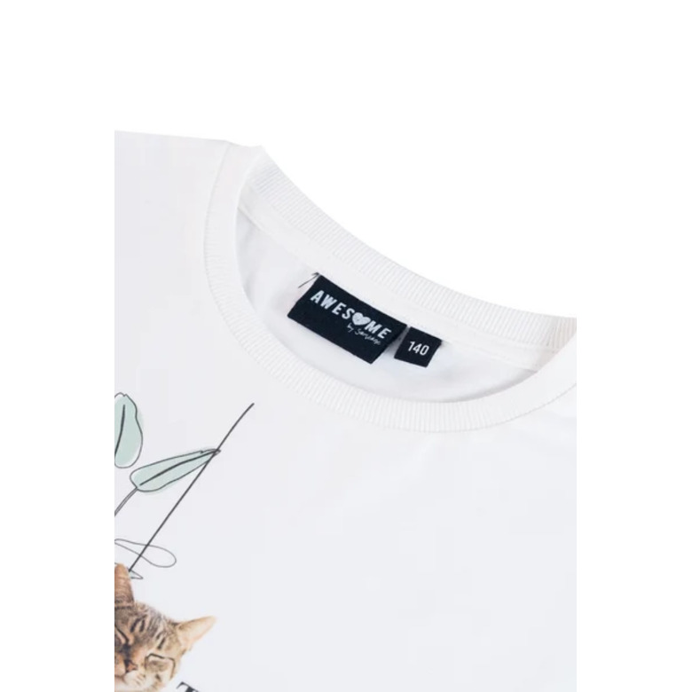 Someone Junior Meisjes t-shirt ecru 2