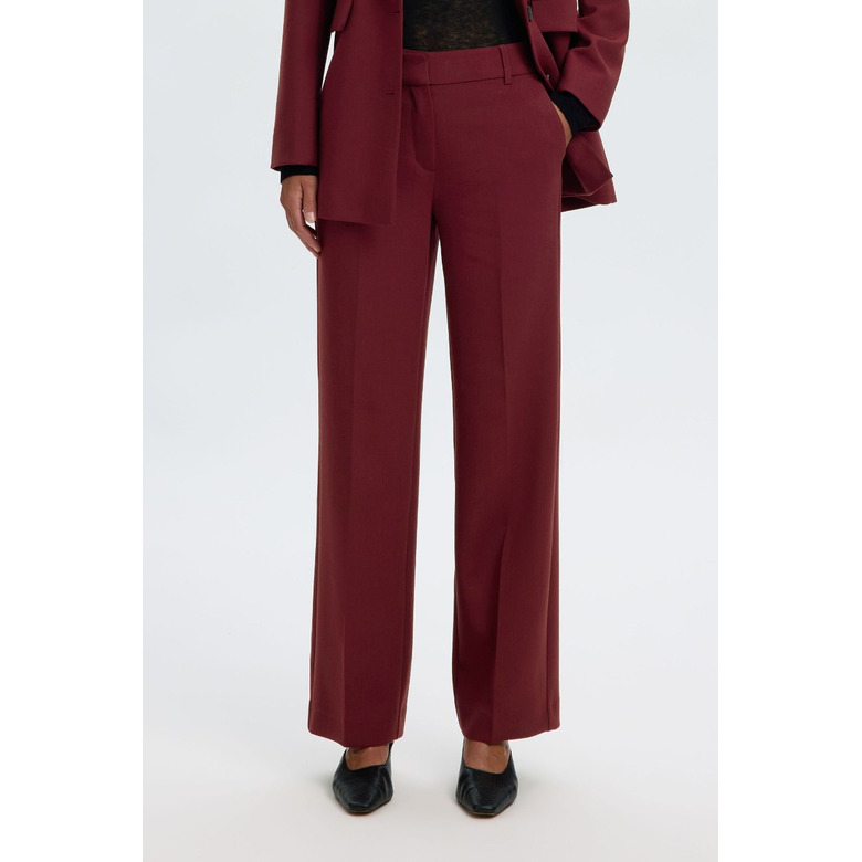 Selected Femme hose 32 inch bordeaux 2