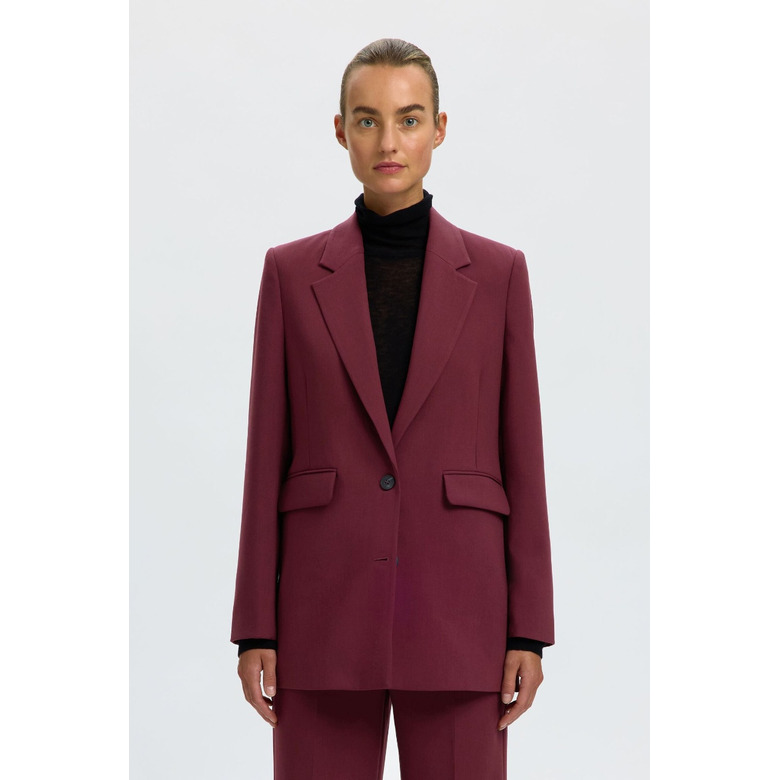Selected Femme blazer bordeaux 2