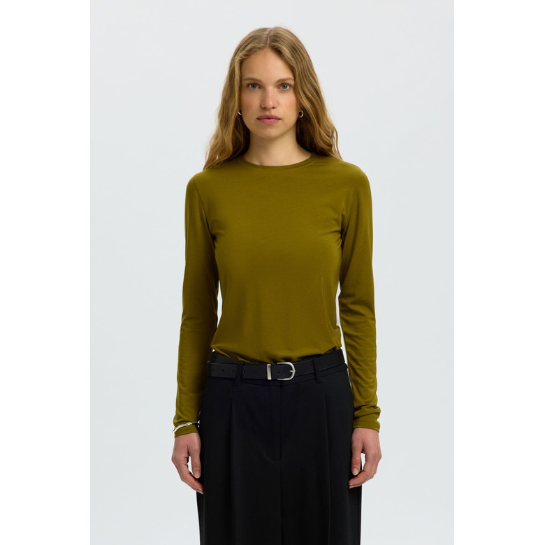Selected Femme t-shirt grÜn 2