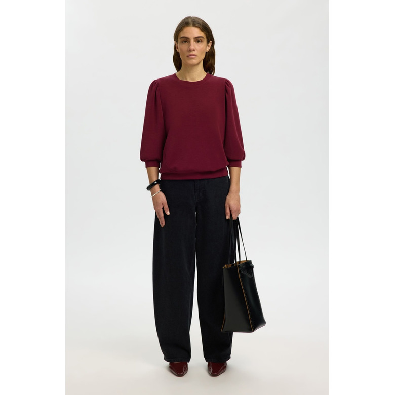 Selected Femme sweater bordeaux 2