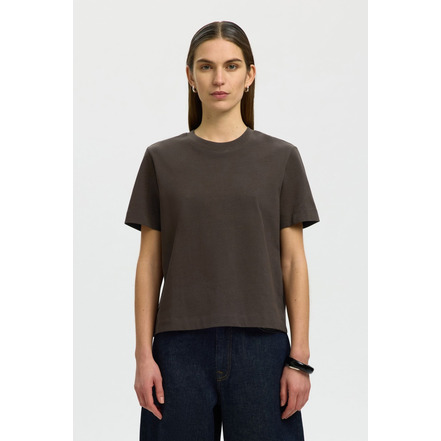 Selected Femme t-shirt braun