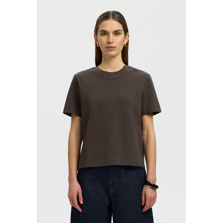 Selected Femme t-shirt braun 2