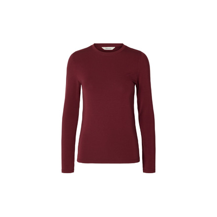 Selected Femme t-shirt bordeaux