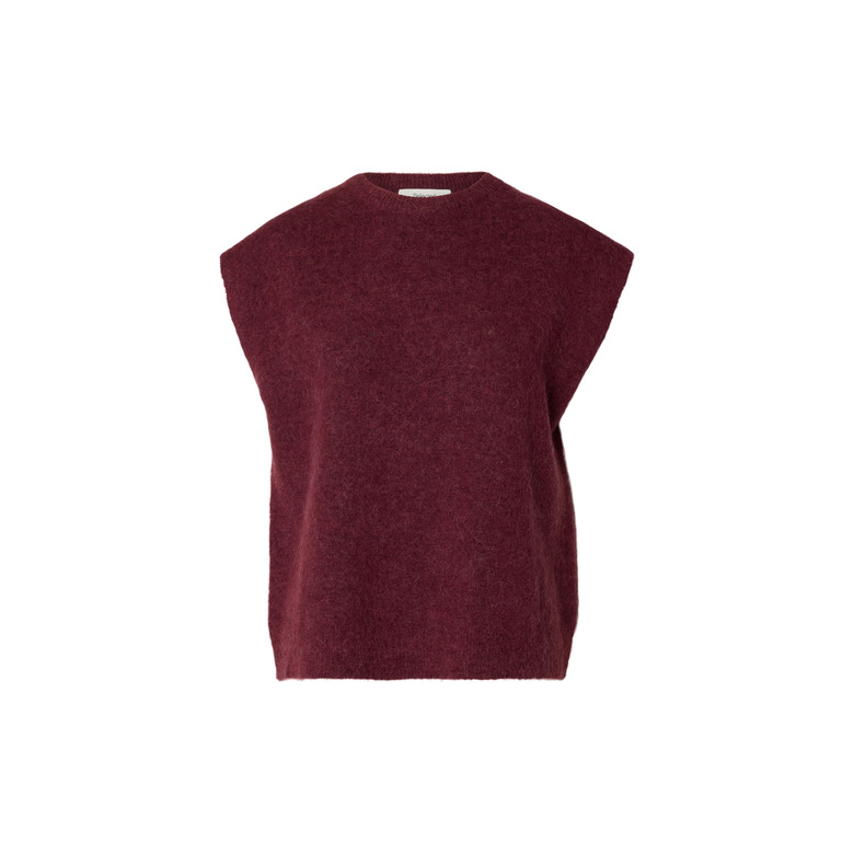 Selected Femme strickjacke bordeaux 1