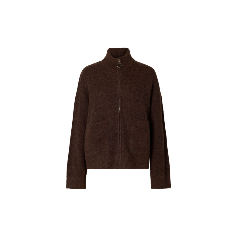 Selected Femme strickjacke braun 1