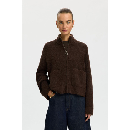 Selected Femme strickjacke braun