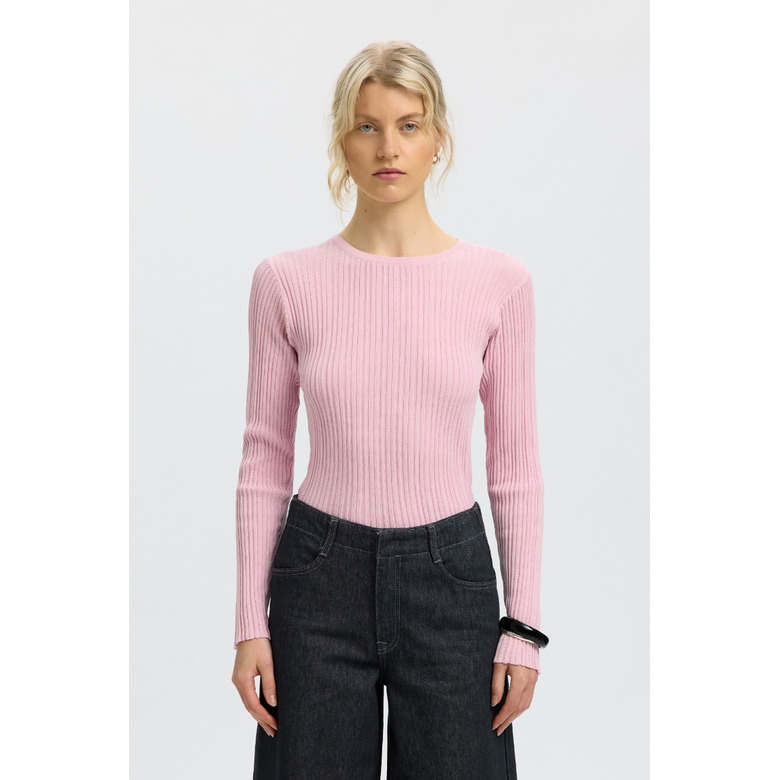 Selected Femme t-shirt rosa 2