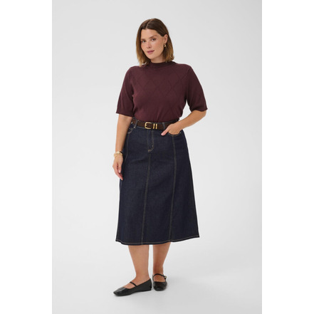 Kaffe Curve pull brun