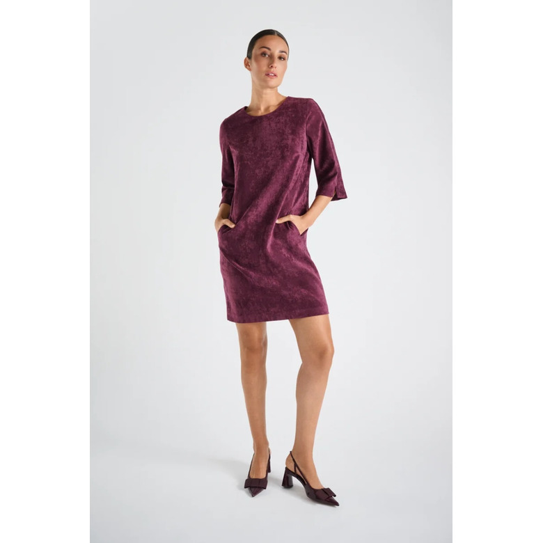 Marie Mero dress bordeaux 2