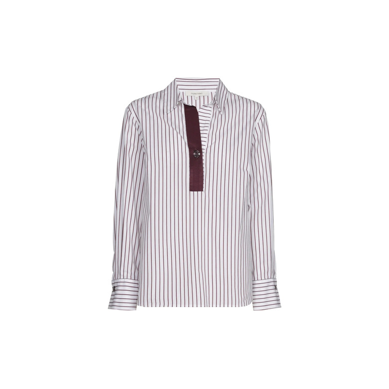 Marie Mero bluse bordeaux 1