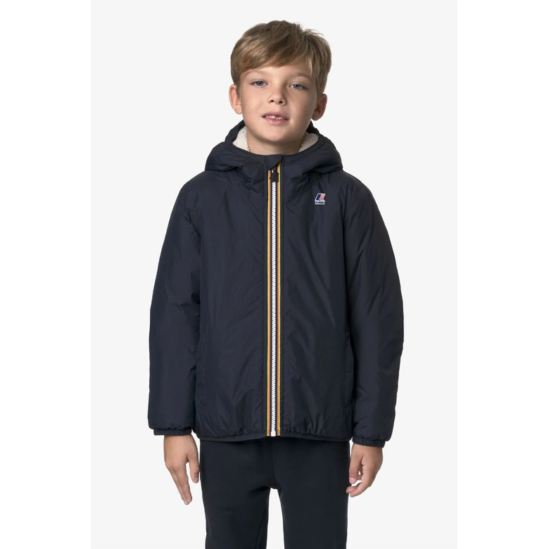 K-way jas blauw 2