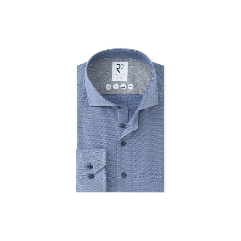 R2 Amsterdam chemise bleu 1