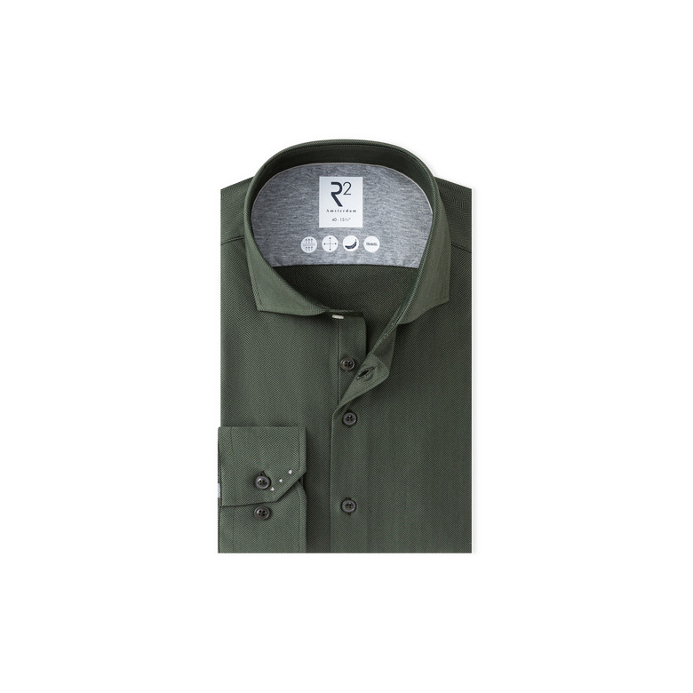 R2 Amsterdam chemise vert 1