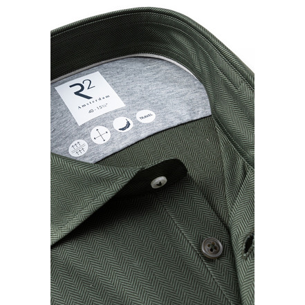 R2 Amsterdam chemise vert