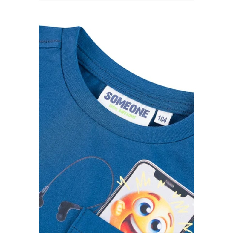 Someone Kids t-shirt blauw 2