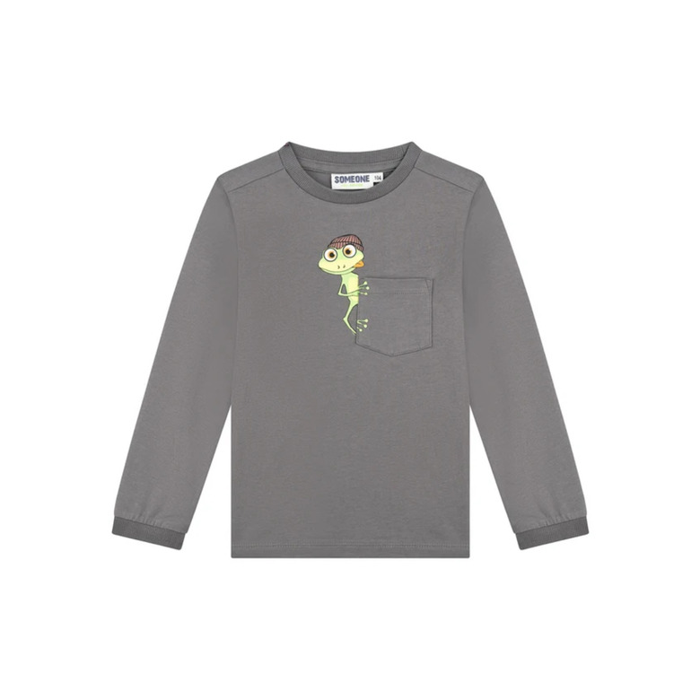 Someone Kids t-shirt grijs 1