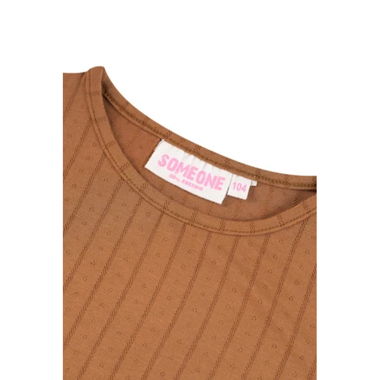 Someone Kids t-shirt cognac 2