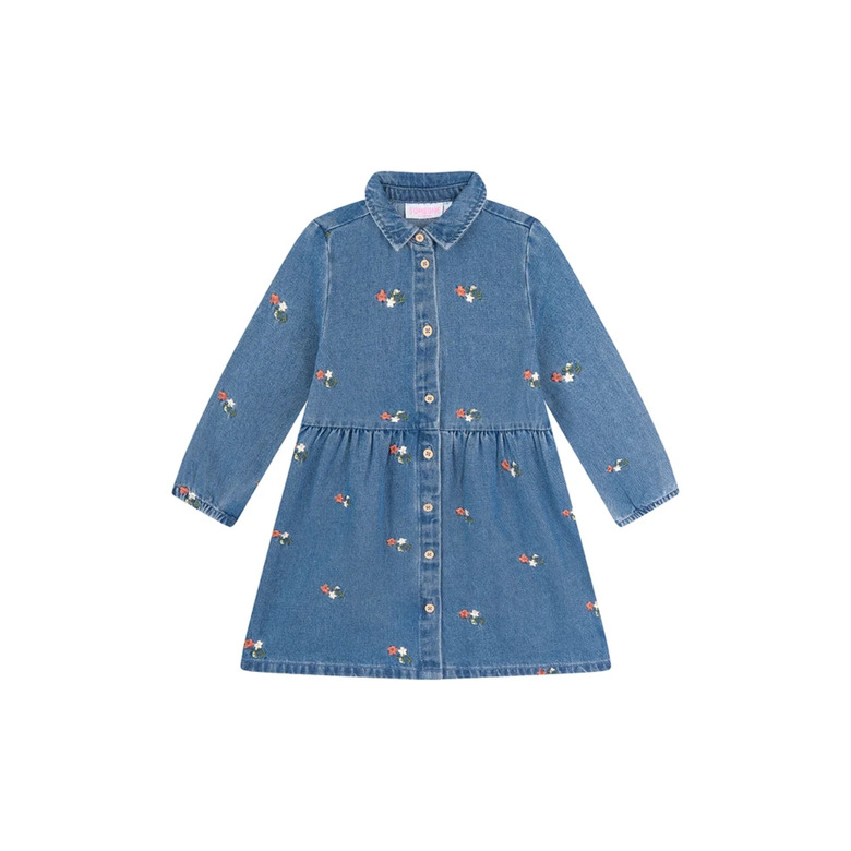 Someone Kids kleid blau 1