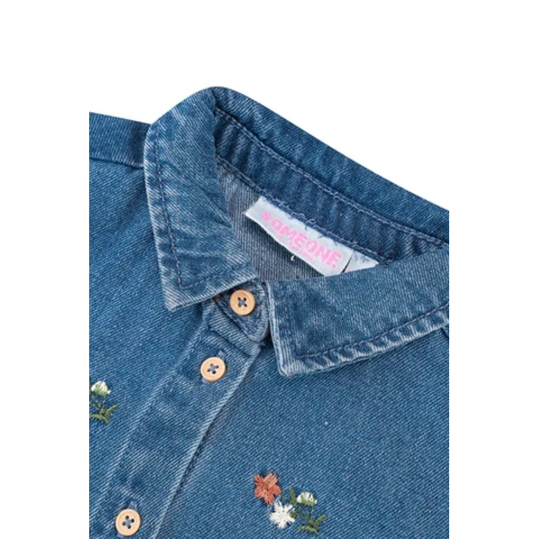 Someone Kids kleid blau 2