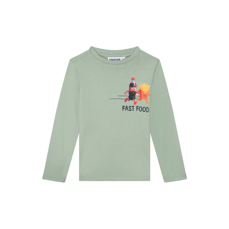 Someone Kids t-shirt groen 1