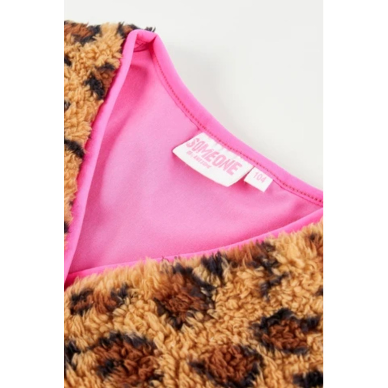 Someone Kids vest cognac 2