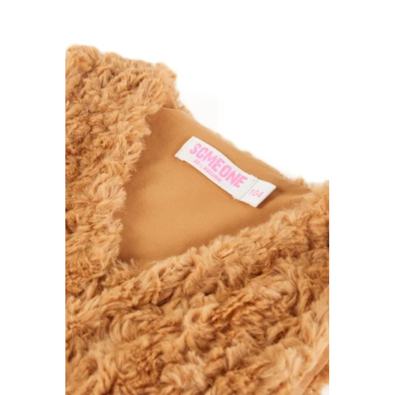 Someone Kids vest cognac 2