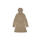 Rains jacket lightbrown