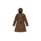 Rains jacket brown 1