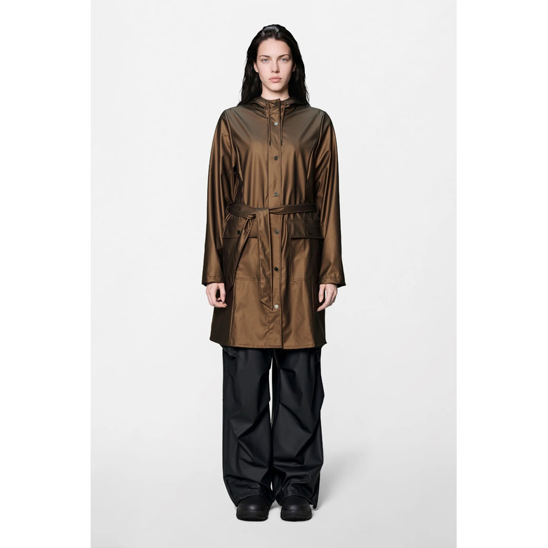 Rains jacket brown 2