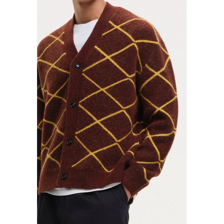 Castart cardigan brun 3