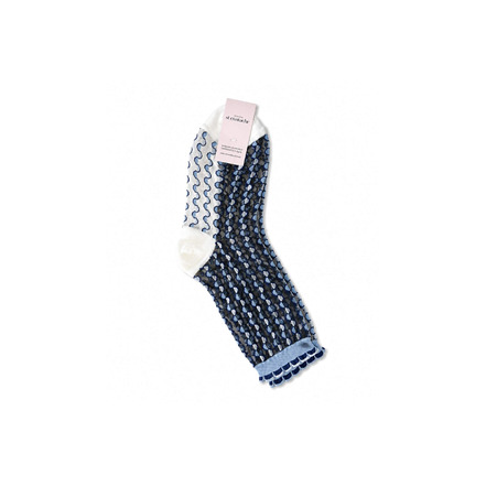 Atelier St Eustache kousen blauw