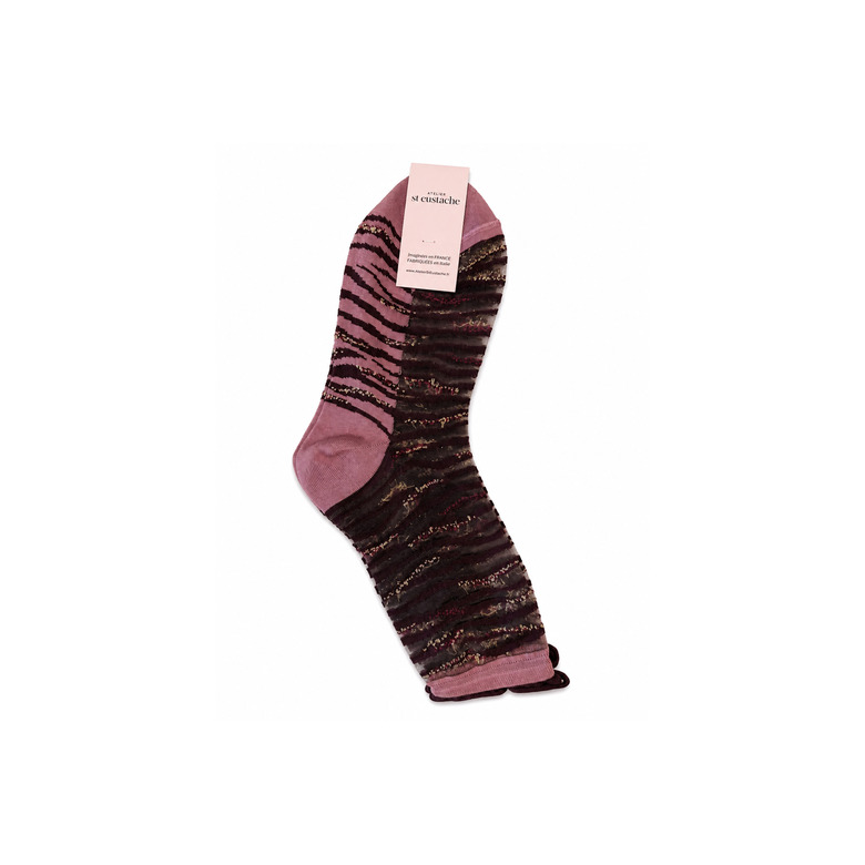 Atelier St Eustache socks bordeaux 1