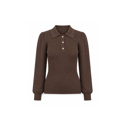 Love At Me polo brun